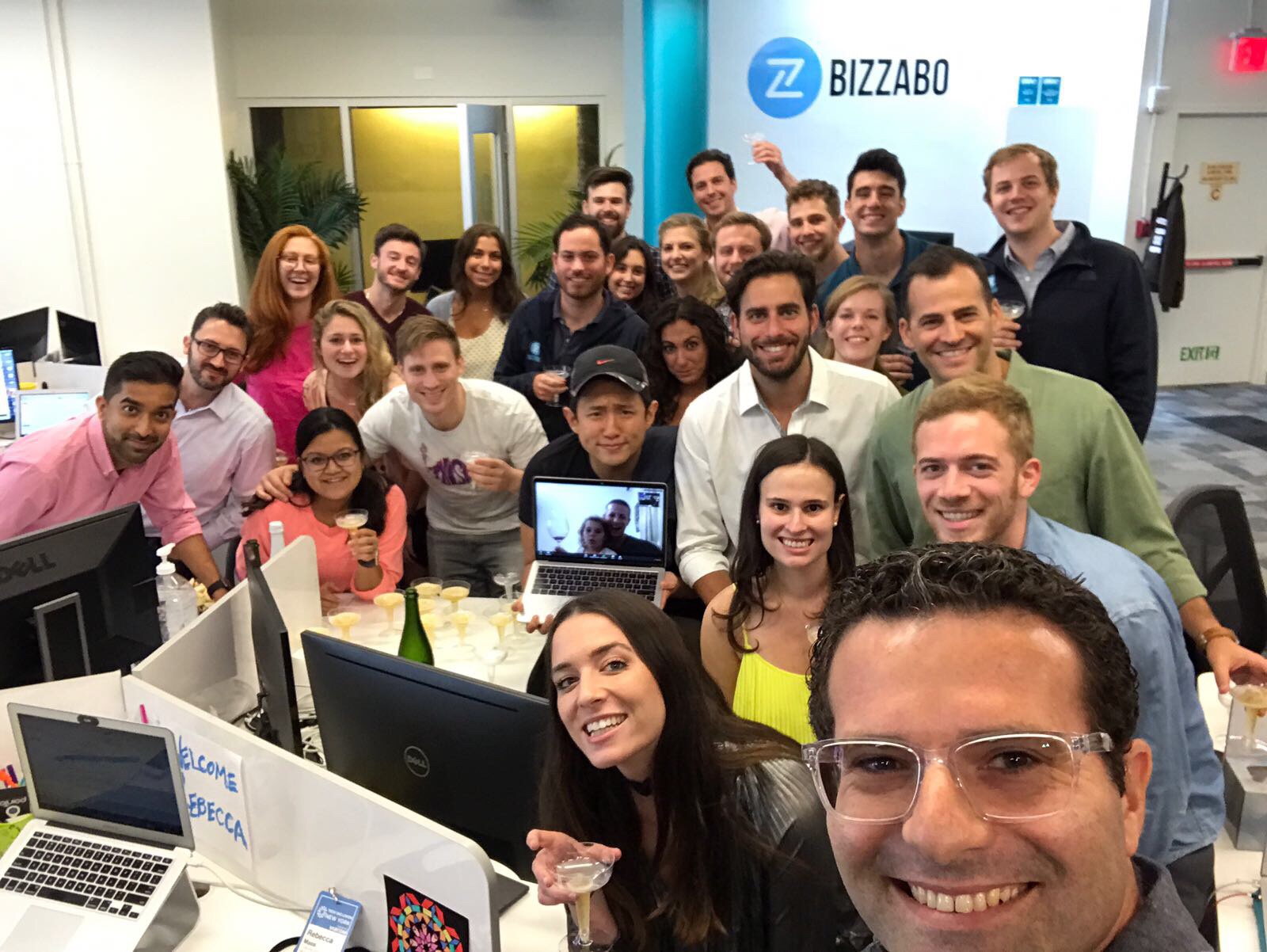 The Bizzabo Team in the NYC office The Bizzabo Team in the NYC office