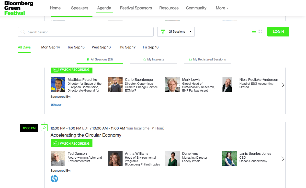 Sponsored Sessions - Virtual Events Conferences