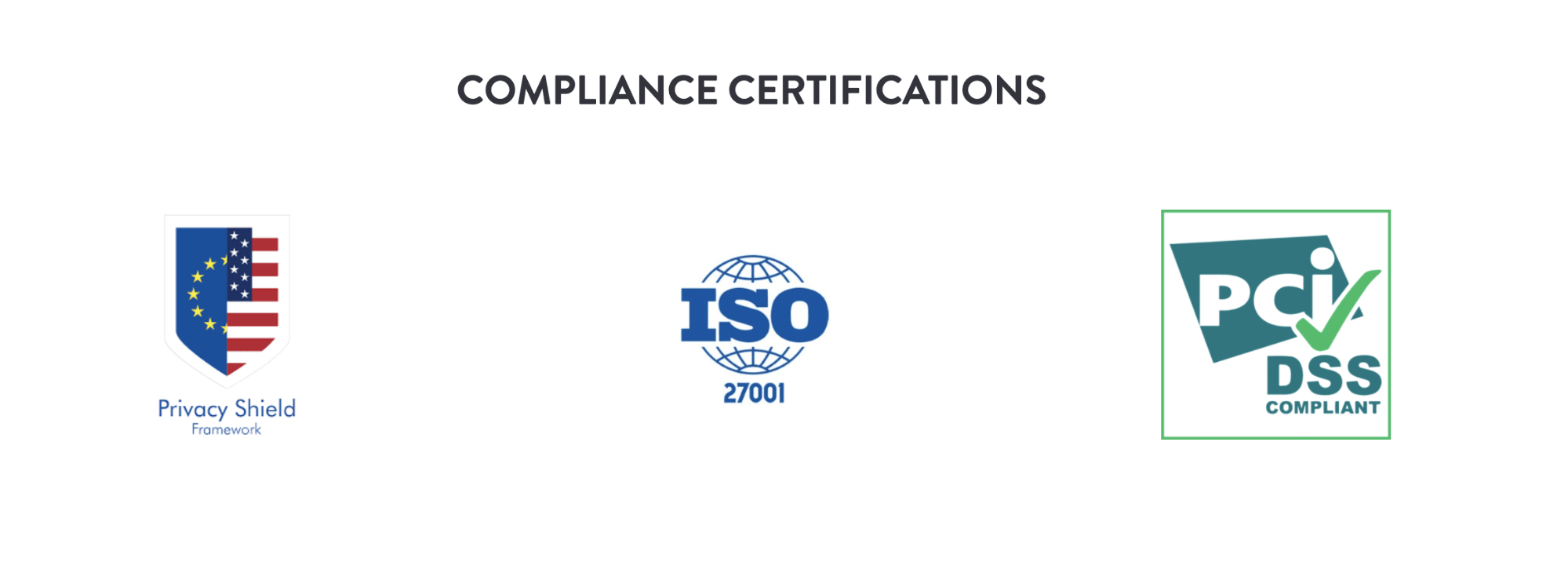 data compliance certifications - event trends