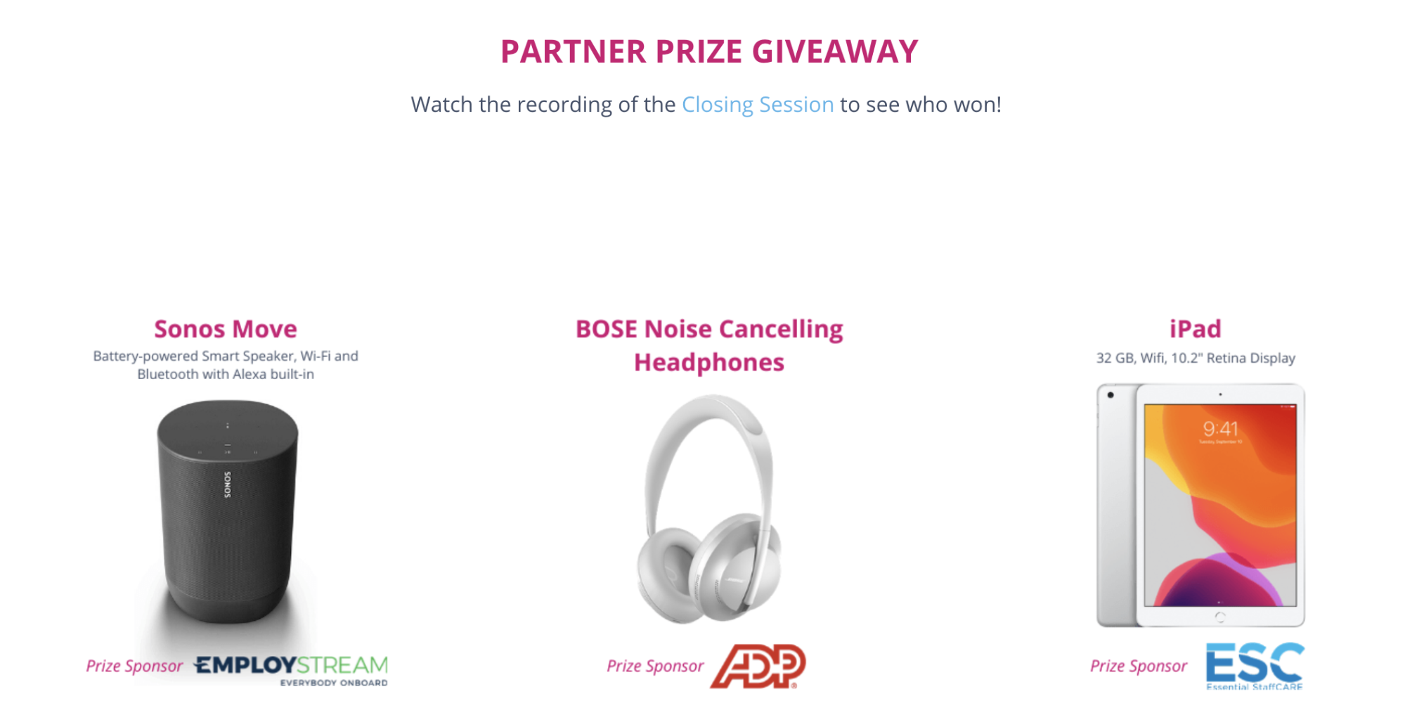 sponsored giveaway - virtual event ideas