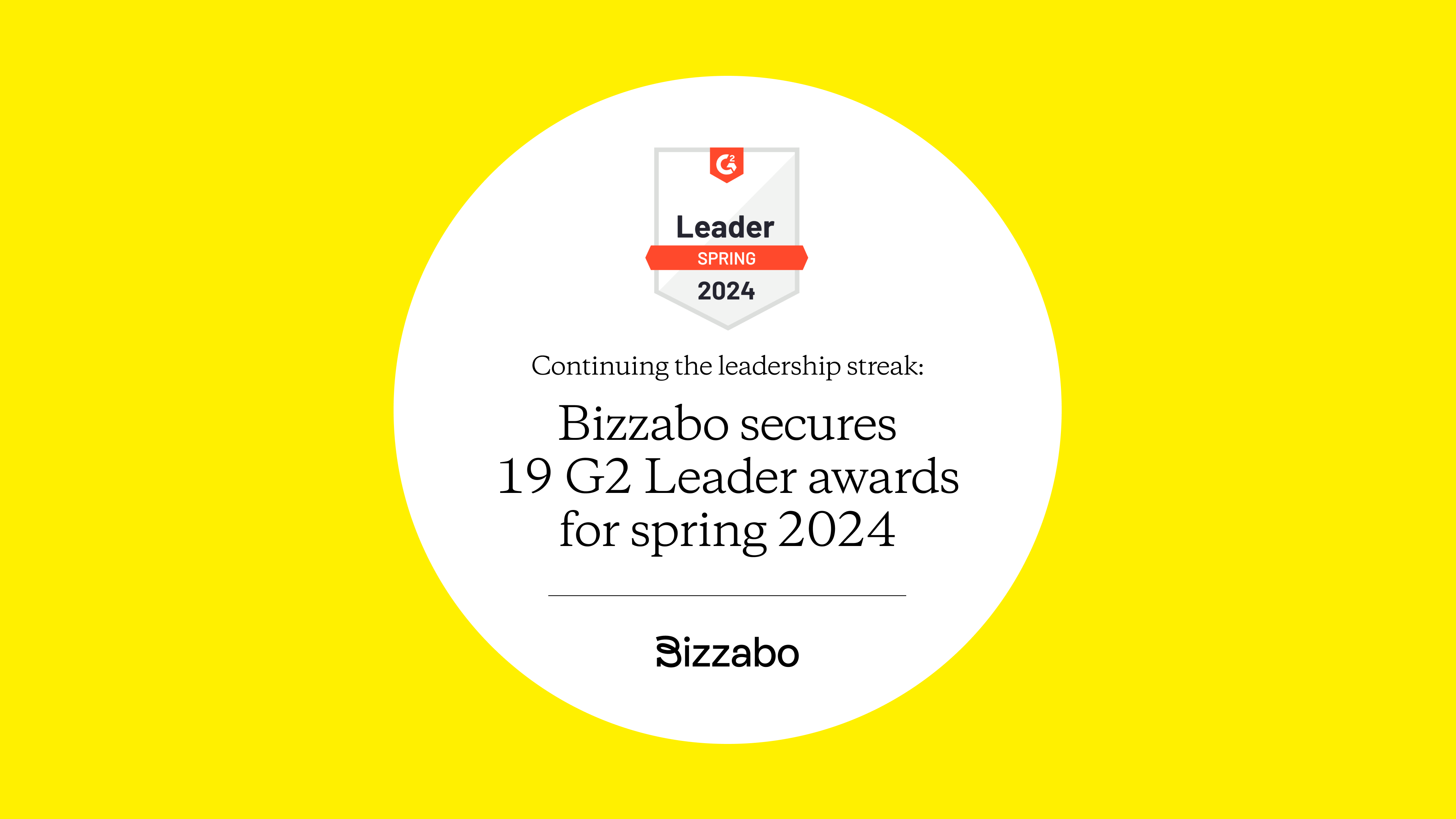 Bizzabo Wins 19 G2 Leader Awards for Spring 2024